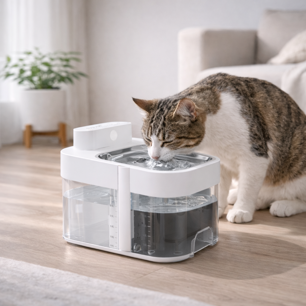 Petvra™ - The Filterless Self-Refill Fountain